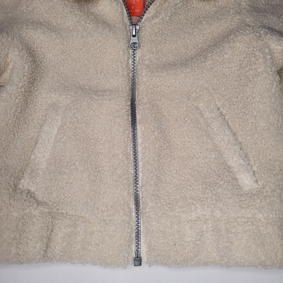 Toddler Cream Fall Jacket 3T - Picture 3 of 10